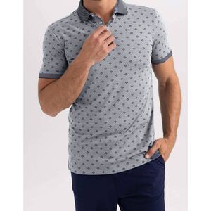 BANANA REPUBLIC Organically Grown Cotton Printed Polo Size Medium